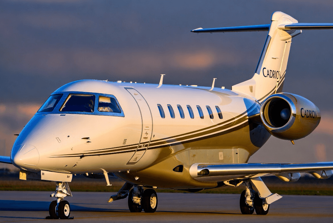 Cadrion private aircraft prepared for a client mission